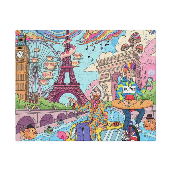 Jigsaw puzzle with tin - Image 4