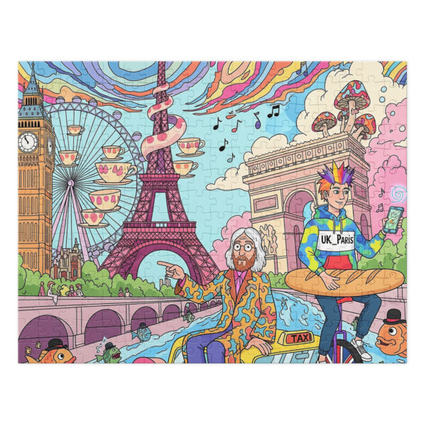 Jigsaw puzzle with tin - Image 3