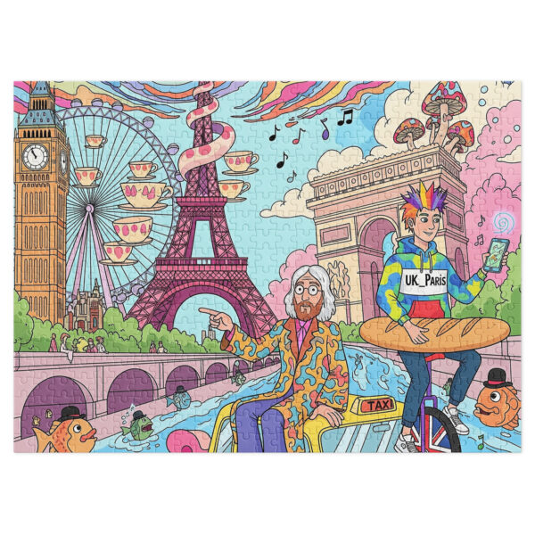 Jigsaw puzzle with tin - Image 6