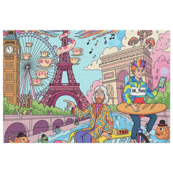 Jigsaw puzzle with tin - Image 2